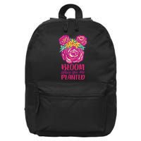 Bloom Where You Are Planted Floral 16 in Basic Backpack