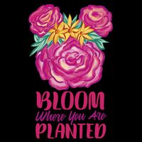 Bloom Where You Are Planted Floral 16 in Basic Backpack