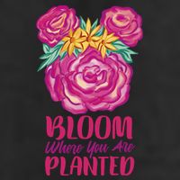 Bloom Where You Are Planted Floral 25L Jumbo Tote