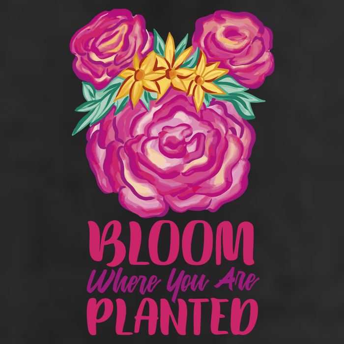 Bloom Where You Are Planted Floral 25L Jumbo Tote