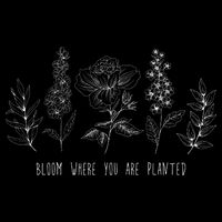 Bloom Where You Are Planted Grow Flower Plants Cooling Performance Long Sleeve Crew