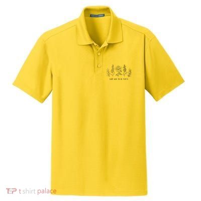 Bloom Where You Are Planted Grow Flower Plants Dry Zone Grid Polo
