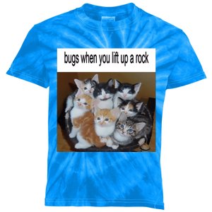 Bugs When You Lift Up A Rock Cringey Kids Tie-Dye T-Shirt