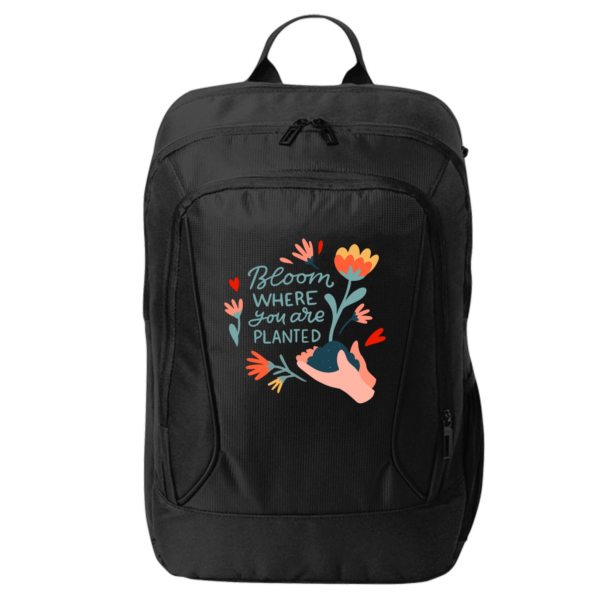 Bloom Where You Are Planted Nature City Backpack