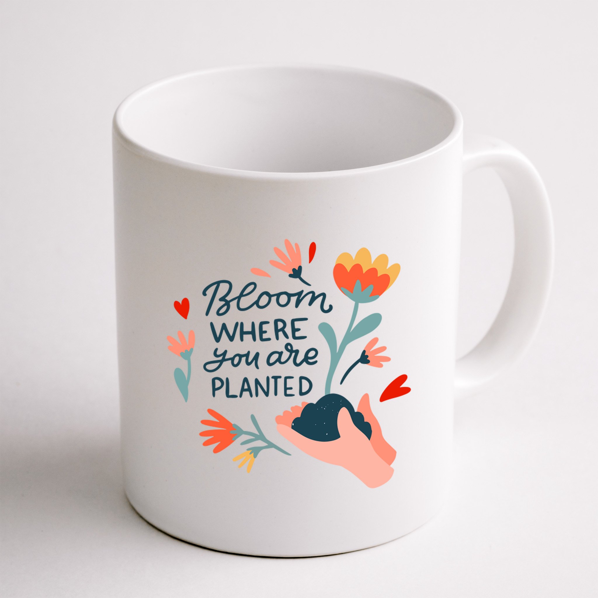 Bloom Where You Are Planted Nature Mug