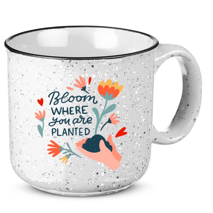 Bloom Where You Are Planted Nature 15oz Campfire Ceramic Mug