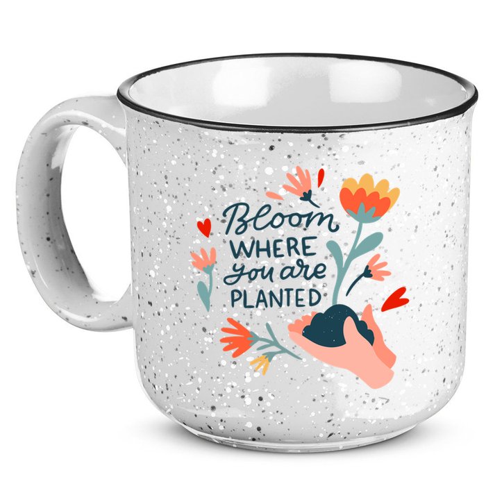 Bloom Where You Are Planted Nature 15oz Campfire Ceramic Mug