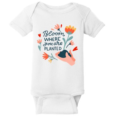 Bloom Where You Are Planted Nature Baby Bodysuit