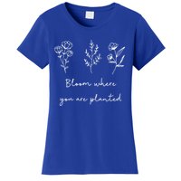 Bloom Where You Are Planted Tal Health Awareness Gift Women's T-Shirt