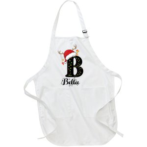 Bella Xmas Gift Name Personalized Funny Christmas Tank Top Full-Length Apron With Pockets