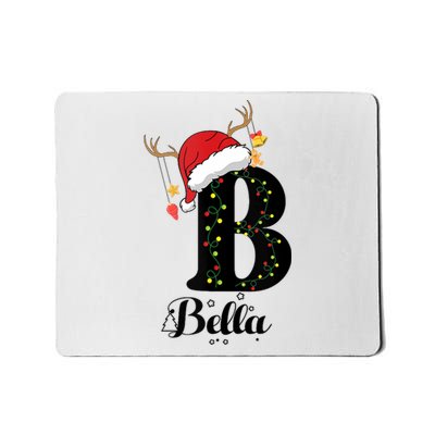 Bella Xmas Gift Name Personalized Funny Christmas Tank Top Mousepad