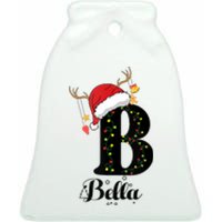 Bella Xmas Gift Name Personalized Funny Christmas Tank Top Ceramic Bell Ornament