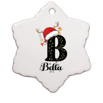 Bella Xmas Gift Name Personalized Funny Christmas Tank Top Ceramic Star Ornament