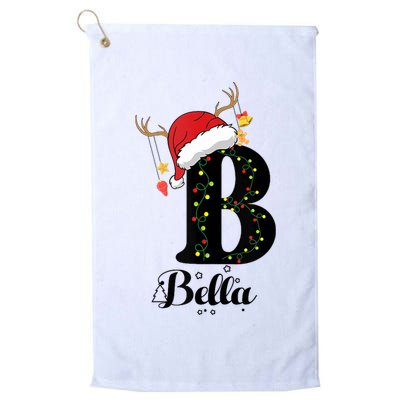 Bella Xmas Gift Name Personalized Funny Christmas Tank Top Platinum Collection Golf Towel