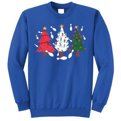 Bowling Xmas Lighting Santa Bowling Christmas Tree Great Gift Sweatshirt