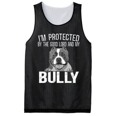 Bully Xl Pitbull Protected By The Lord And My American Bully Mesh Reversible Basketball Jersey Tank