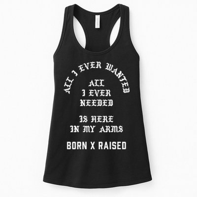 Born X Raised Store All I Ever Wanted Womens Tank Top
