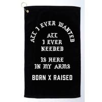 Born X Raised Store All I Ever Wanted Golf Towel