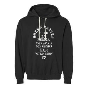 Born X Raised Fuerza Regida Memorial New Garment-Dyed Fleece Hoodie