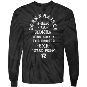 Born X Raised Fuerza Regida Memorial New Tie-Dye Long Sleeve Shirt