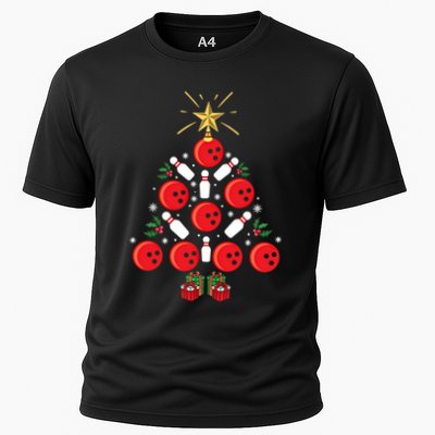 Bowling Xmas Tree Funny Holiday Gift Bowling Lover Christmas Cute Gift Performance Shirt