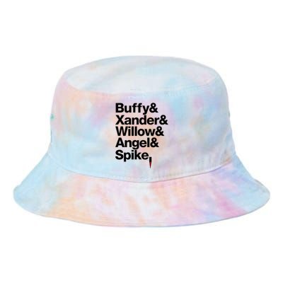 Buffy Xander Willow Angel Spike Tie Dye Newport Bucket Hat