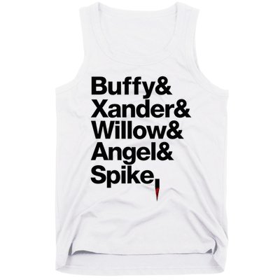 Buffy Xander Willow Angel Spike Tank Top