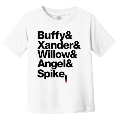 Buffy Xander Willow Angel Spike Toddler T-Shirt