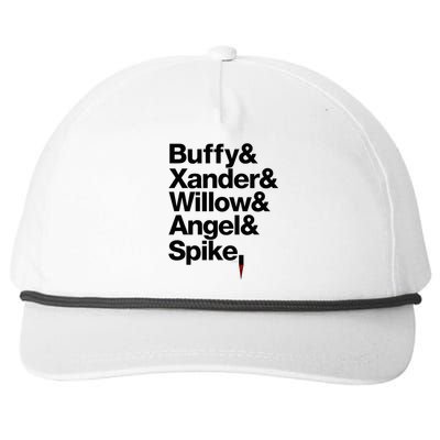 Buffy Xander Willow Angel Spike Snapback Five-Panel Rope Hat