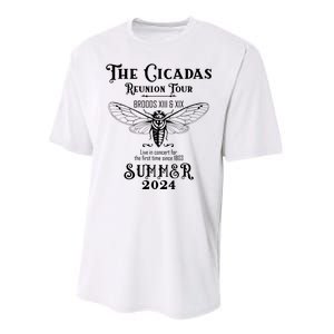 Brood Xix Xiii Cicada Invasion Summer 2024 Cicada 80s Band Performance Sprint T-Shirt