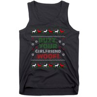 Buzz Xmas Your Girlfriend Woof! Ugly Christmas Sweater Tank Top