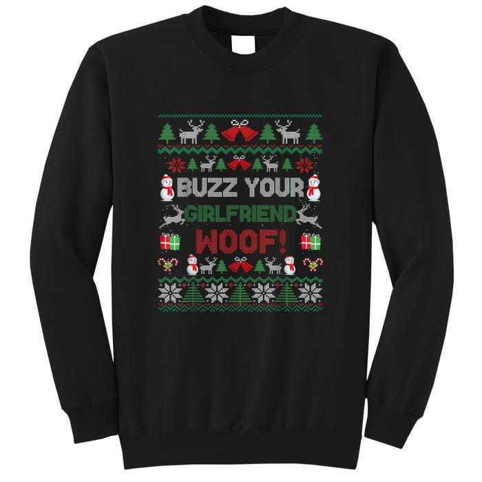 Buzz Xmas Your Girlfriend Woof! Ugly Christmas Sweater Sweatshirt