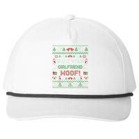 Buzz Xmas Your Girlfriend Woof! Ugly Christmas Sweater Snapback Five-Panel Rope Hat