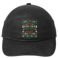 Buzz Xmas Your Girlfriend Woof! Ugly Christmas Sweater 7-Panel Snapback Hat