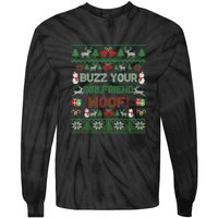 Buzz Xmas Your Girlfriend Woof! Ugly Christmas Sweater Tie-Dye Long Sleeve Shirt