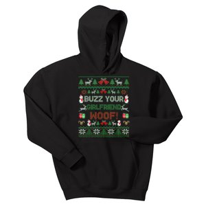 Buzz Xmas Your Girlfriend Woof! Ugly Christmas Sweater Kids Hoodie