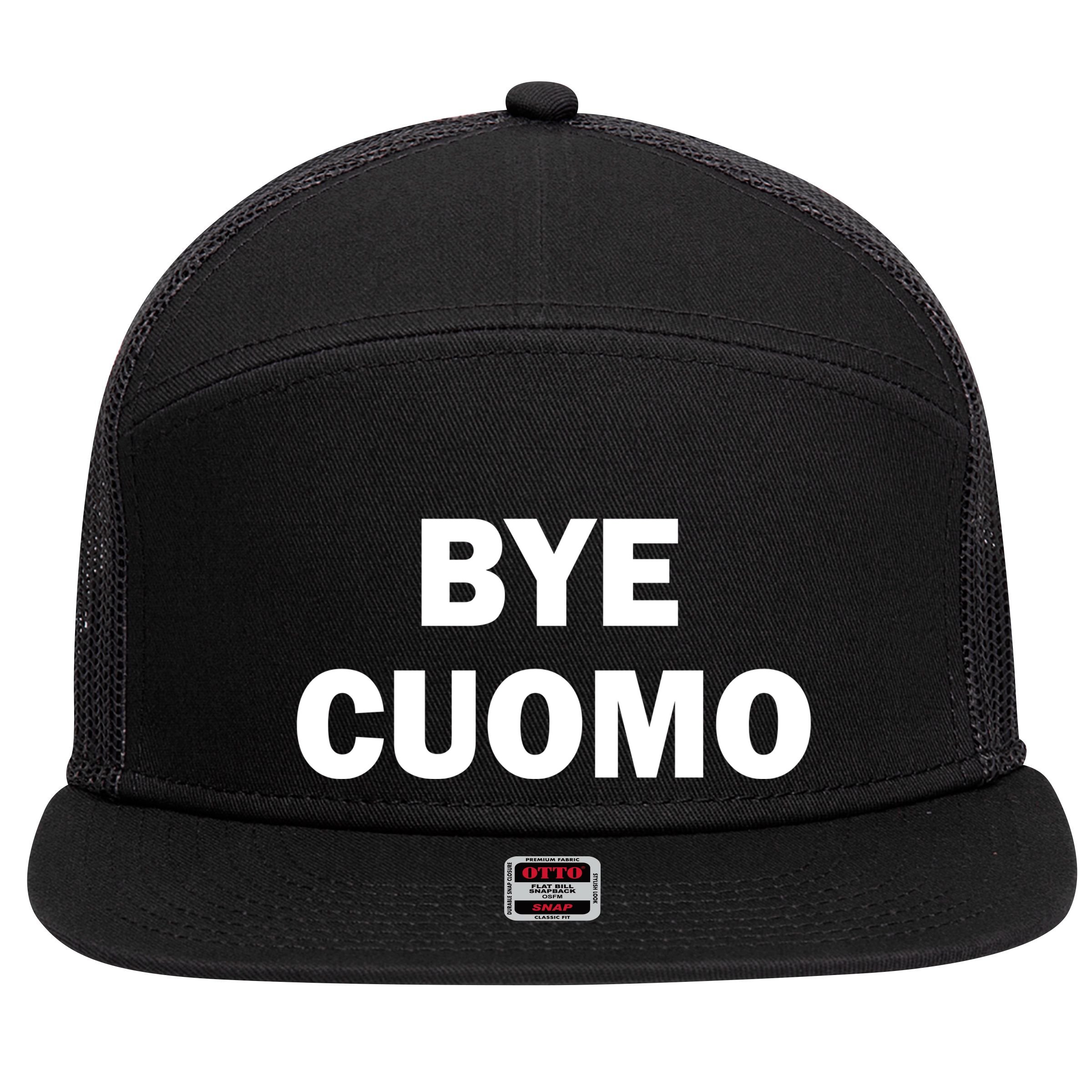 By Cuomo 7 Panel Mesh Trucker Snapback Hat