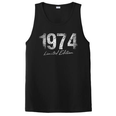 Birthday Year 1974 Limited Edition Gift Used Grunge Vintage Gift PosiCharge Competitor Tank