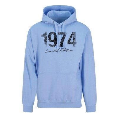 Birthday Year 1974 Limited Edition Gift Used Grunge Vintage Gift Unisex Surf Hoodie