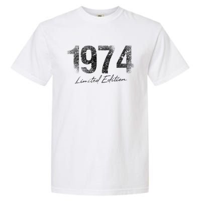 Birthday Year 1974 Limited Edition Gift Used Grunge Vintage Gift Garment-Dyed Heavyweight T-Shirt