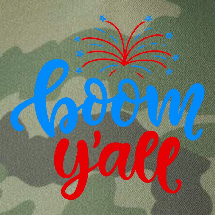 Boom Yall 4th Of July Firework Festive Legacy Tie Dye Trucker Hat