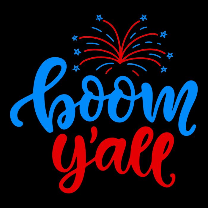 Boom Yall 4th Of July Firework Festive Backpack