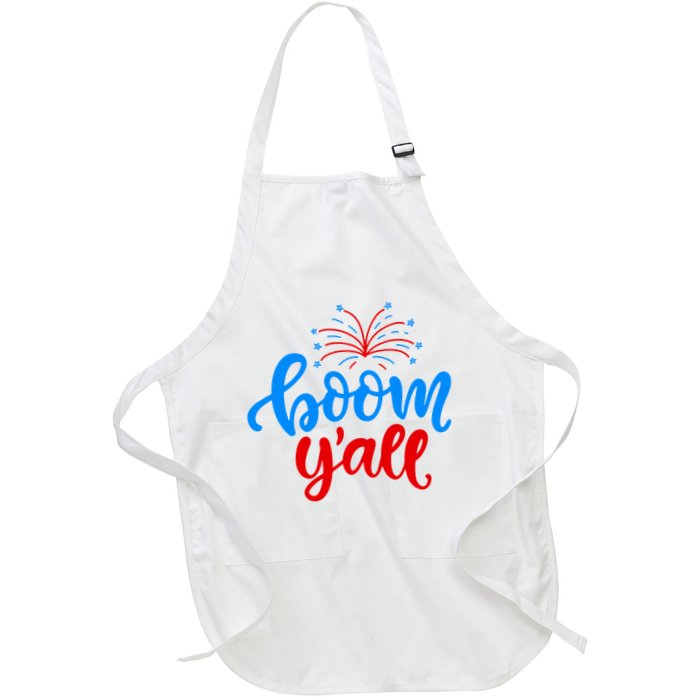 Boom Yall 4th Of July Firework Festive Apron