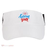 Boom Yall 4th Of July Firework Festive Adult Drive Performance Visor