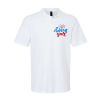 Boom Yall 4th Of July Firework Festive Softstyle Adult Sport Polo