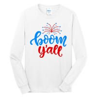 Boom Yall 4th Of July Firework Festive Tall Long Sleeve T-Shirt