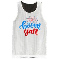 Boom Yall 4th Of July Firework Festive Mesh Reversible Basketball Jersey Tank