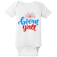 Boom Yall 4th Of July Firework Festive Baby Bodysuit