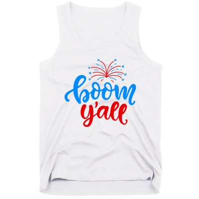 Boom Yall 4th Of July Firework Festive Tank Top