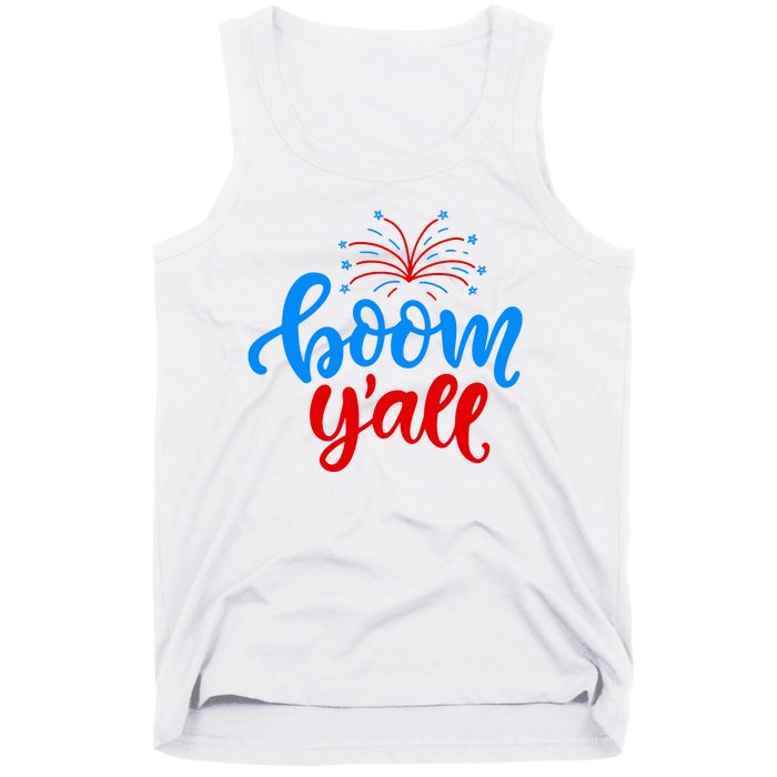 Boom Yall 4th Of July Firework Festive Tank Top